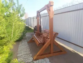 Качель садовая.  Дачная качель. Гойдалка. Садовая гойдалка.