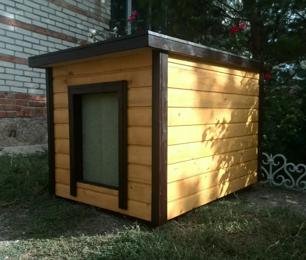 Деревянная будка для собак. Собачья будка. Будка для собаки 2