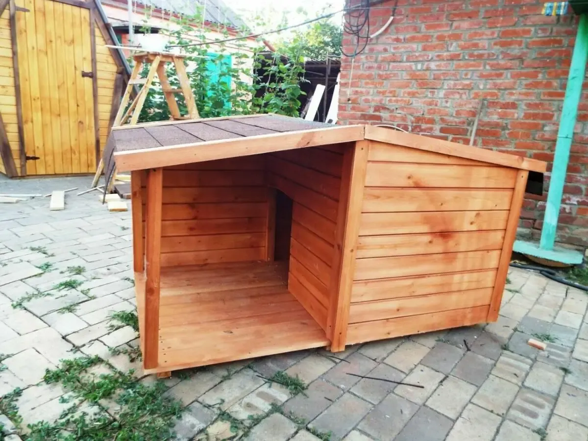 Деревянная будка для собак. Собачья будка. Будка для собаки 8