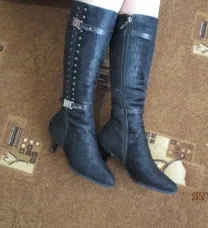 Сапожки зимние. Кожа пони