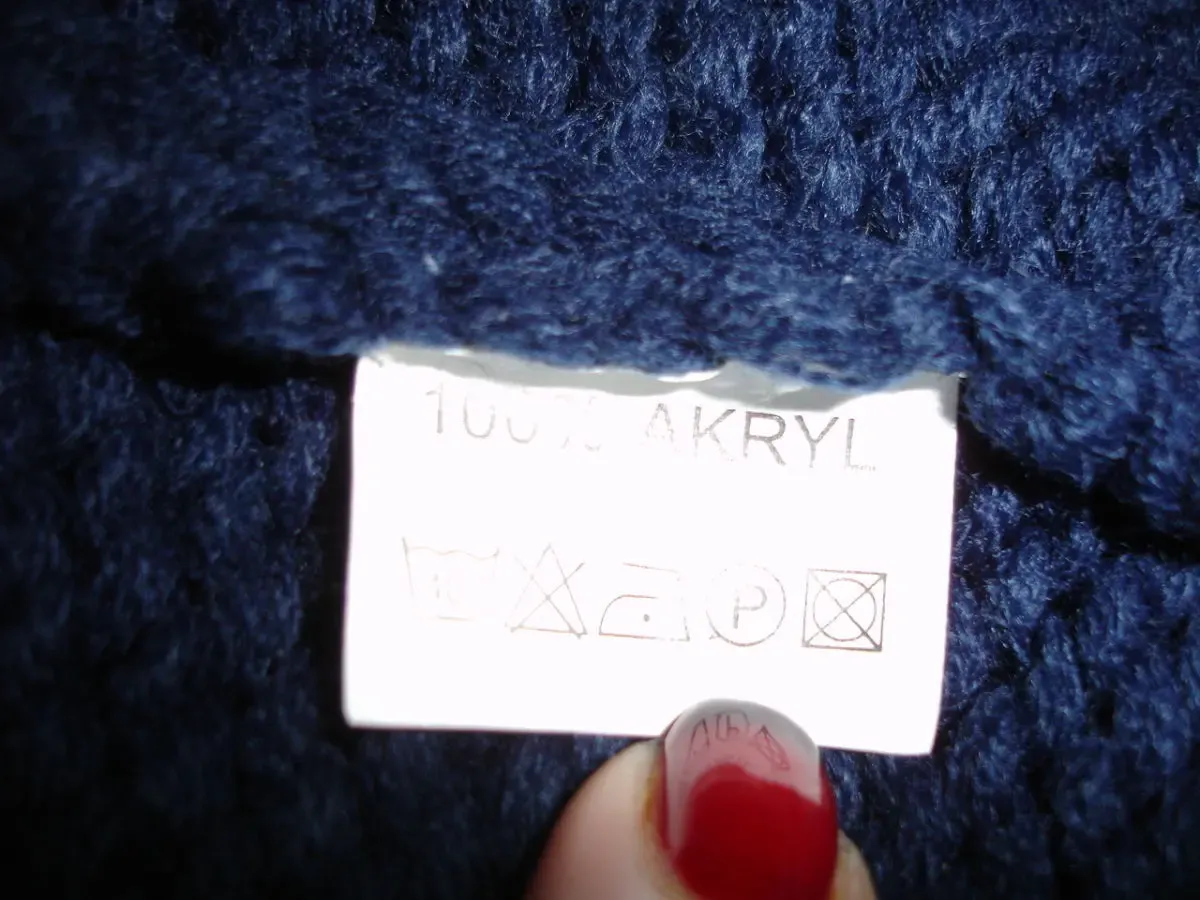 Кофта/светр XL темно-синій, новий, грубої в'язки, теплий, чоловічий 7