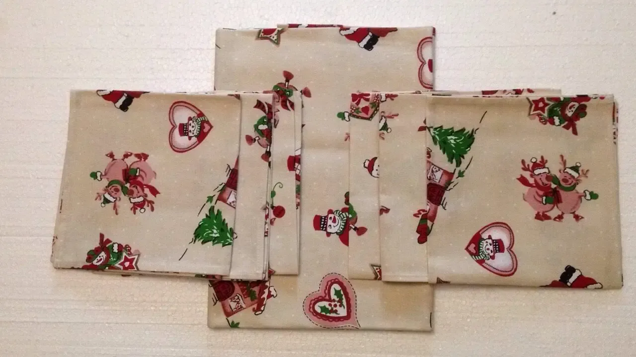 комплект столовый новогодний 3