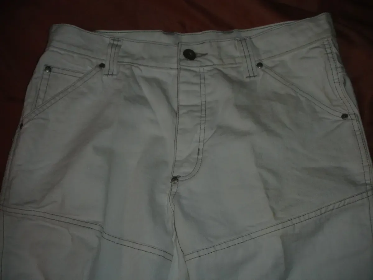 Джинсы/ДЖИНСИ 48-50 р. (W34 L32), БІЛІ, чол., прямі. Німеччина. НОВІ. 5