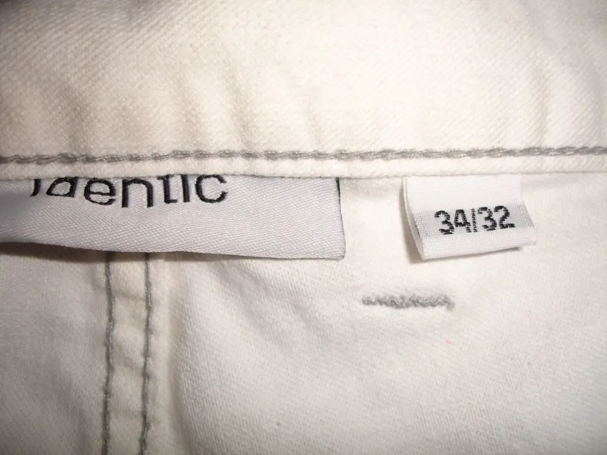 Джинсы/ДЖИНСИ 48-50 р. (W34 L32), БІЛІ, чол., прямі. Німеччина. НОВІ. 8