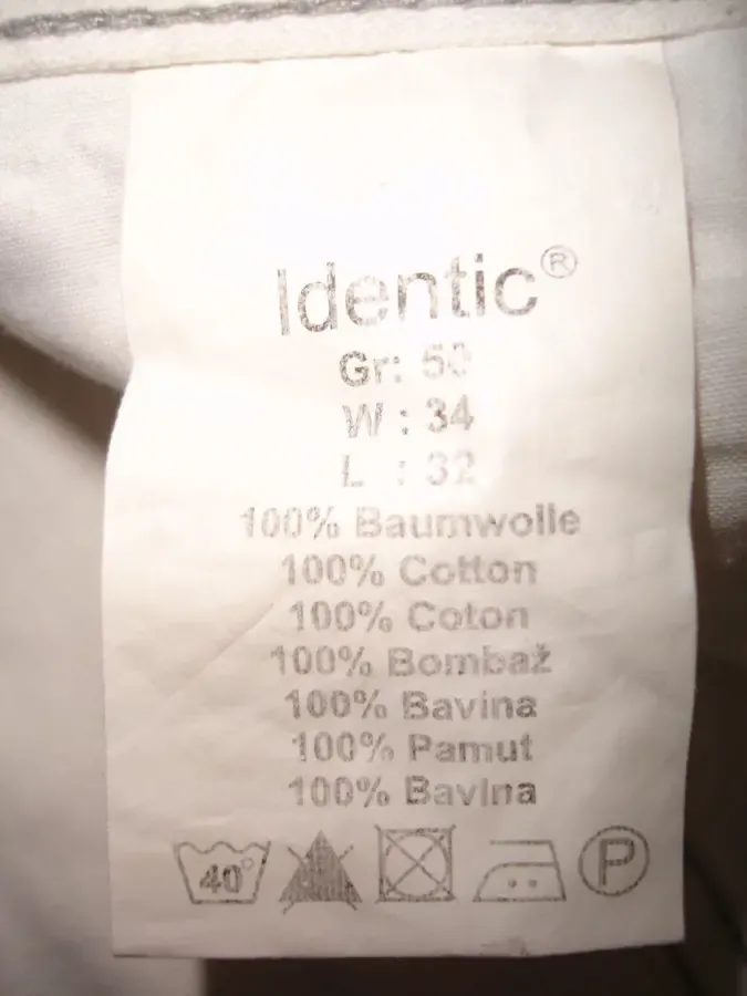 Джинсы/ДЖИНСИ 48-50 р. (W34 L32), БІЛІ, чол., прямі. Німеччина. НОВІ. 9