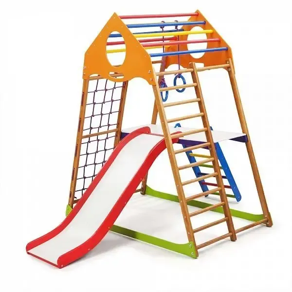 Детский спортивный комплекс для дома Kindwood Plus 2 6
