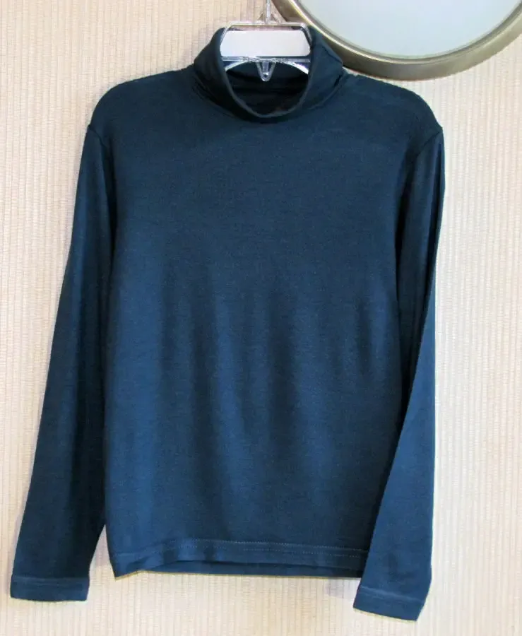 Замечательный гольф цвета морской волны, от 4 до 6 лет