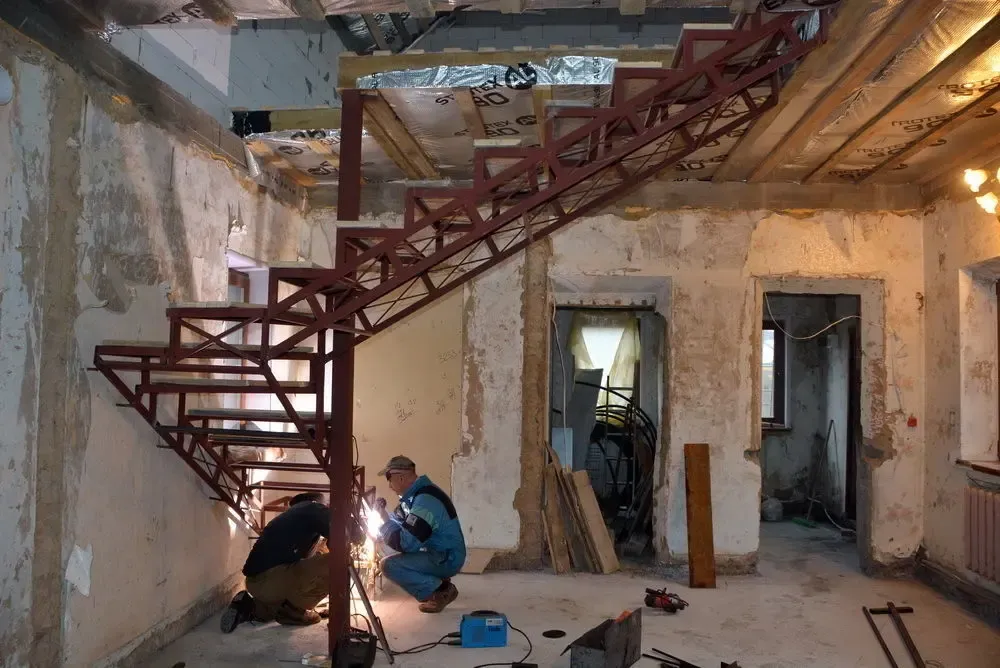 Лестницы из металла. 