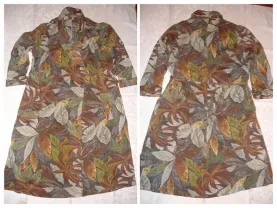 Халат 56 р., на запах, спокійна гама кольорів, рукав 3/4, жіночий