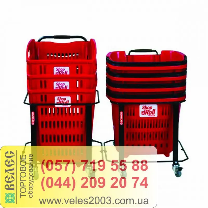 Тележки, корзины, подставки для выкладки товара для магазина 8