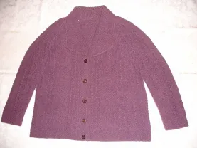 Кофта/светр 56 р., темно-фіолетовий, 41 % шерсть, жіночий, теплий