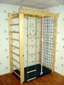 Детская шведская стенка с рукоходом "Компакт-1"