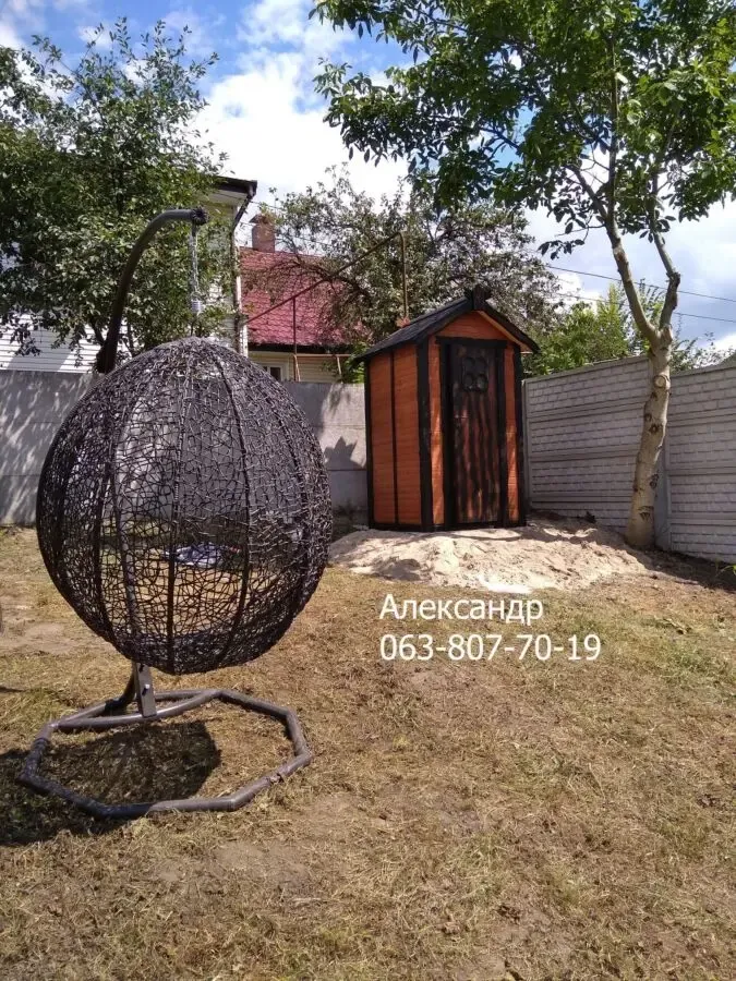 Деревянный туалет под старину ( дачный, из дерева, для дачи ) 3