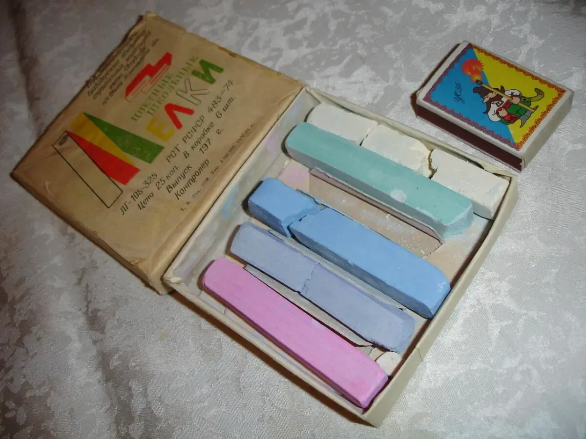 НАБОР/набір олівців кольорових ЯРОСЛАВНА, 3 шт. ; 1986 р.в.; раритет 9