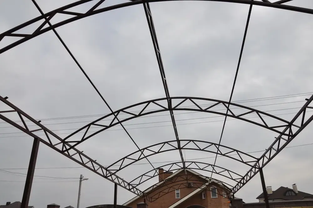 Навес из поликарбоната. 