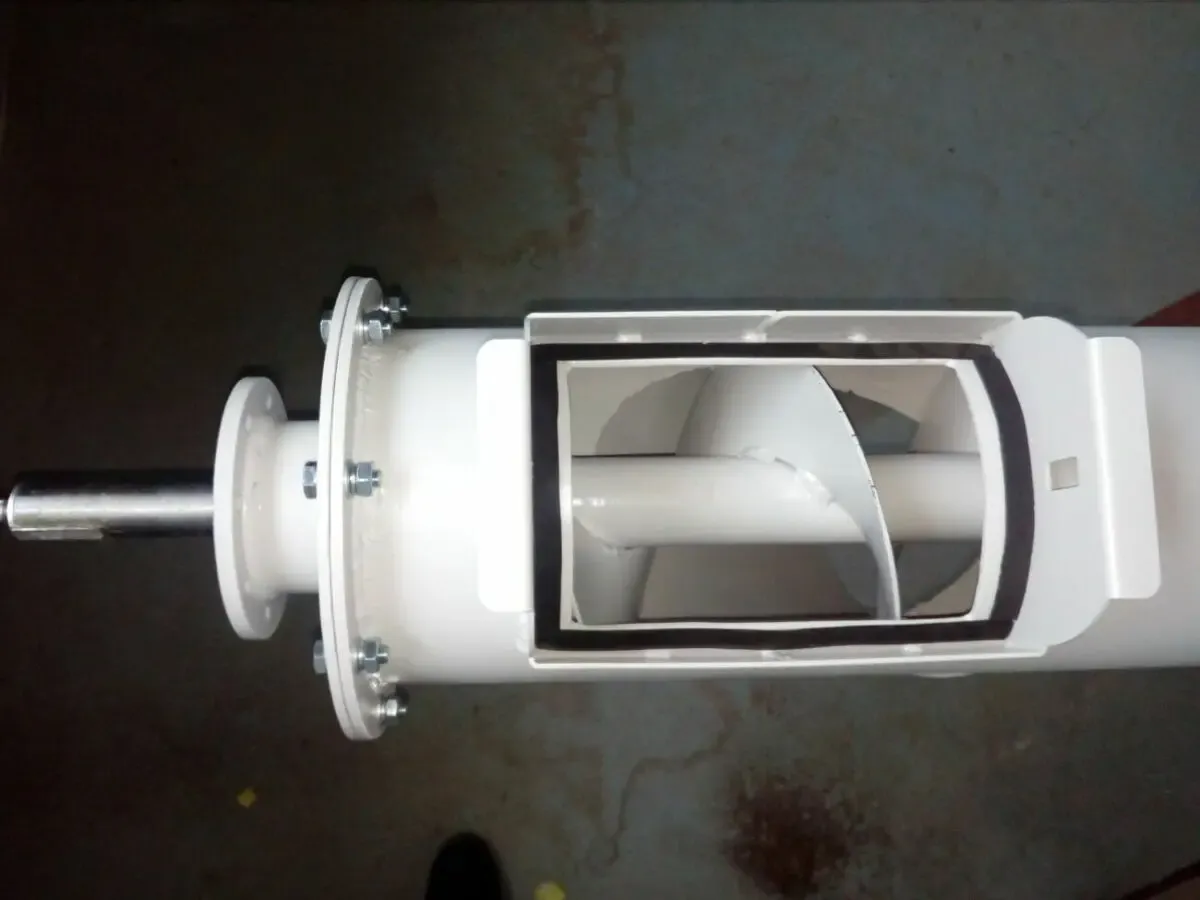 Шнек, винтовой конвейер 40т/час 3