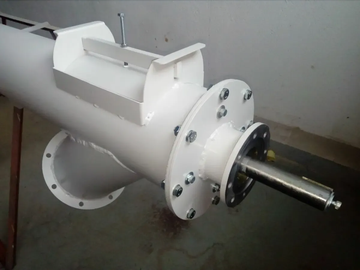 Шнек, винтовой конвейер 40т/час 2