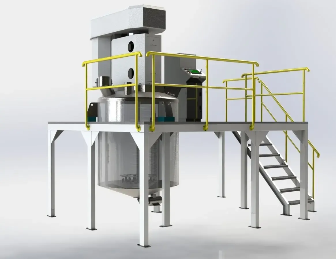 Миксер, диссольвер для производства краски (диспергатор) 3