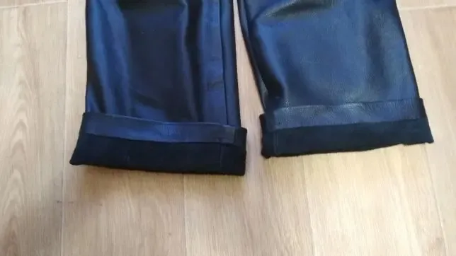 Кожаные мужские джинсы (байкерские) элитные Англия 4