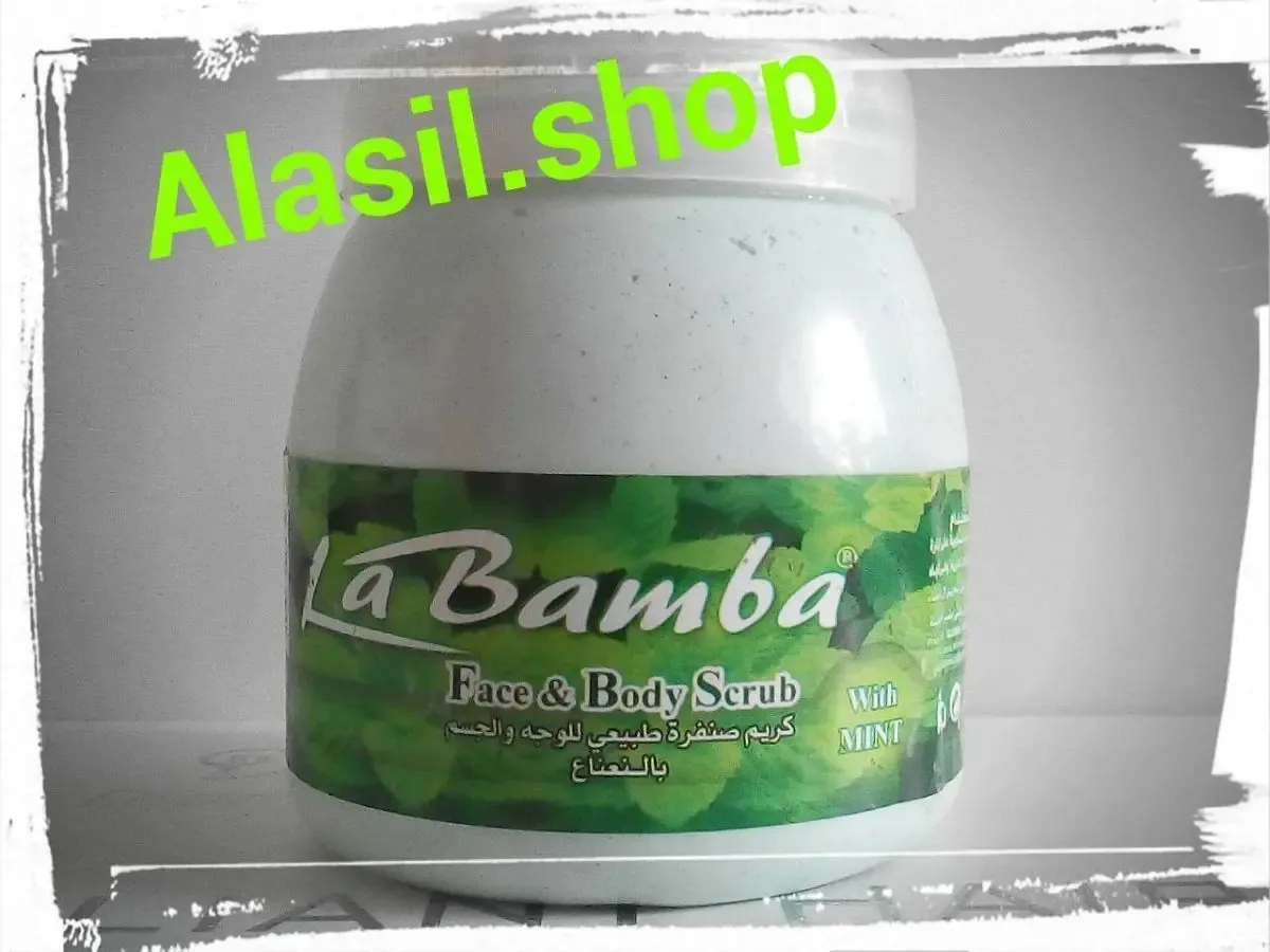 Скраб с мятой для лица и тела Bobana, 300 Ml, египет