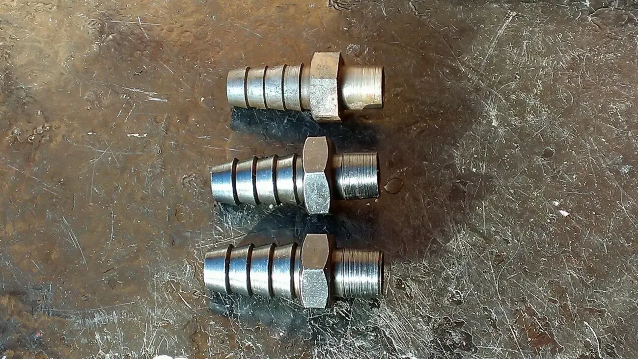 Штуцер 00-406 высокого давления гидравлический L-65мм