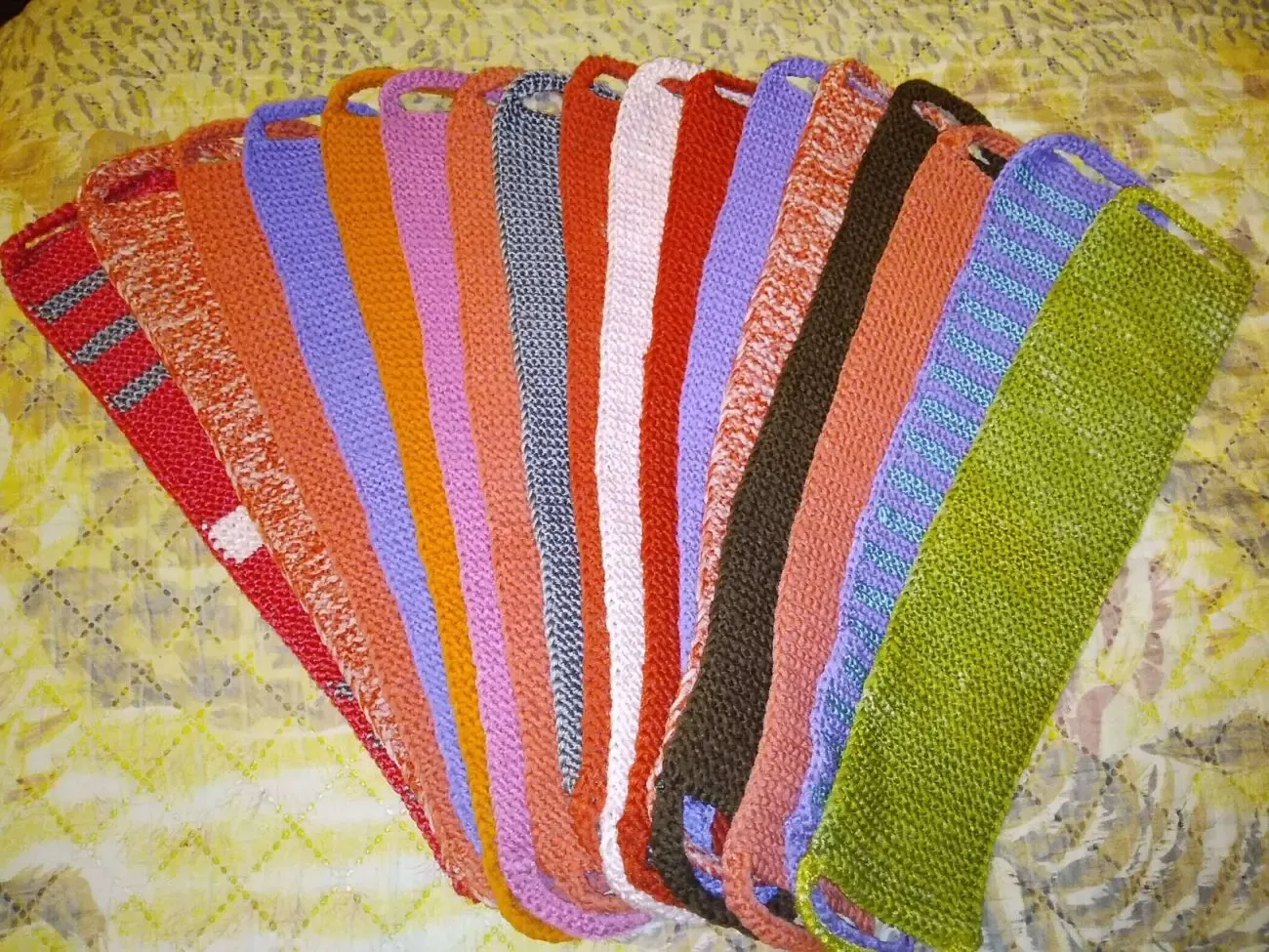 Мочалка банная,вязаная. 2