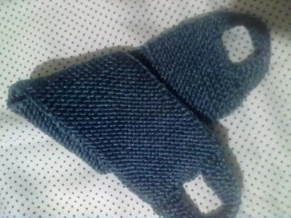 Мочалка банная,вязаная. 3