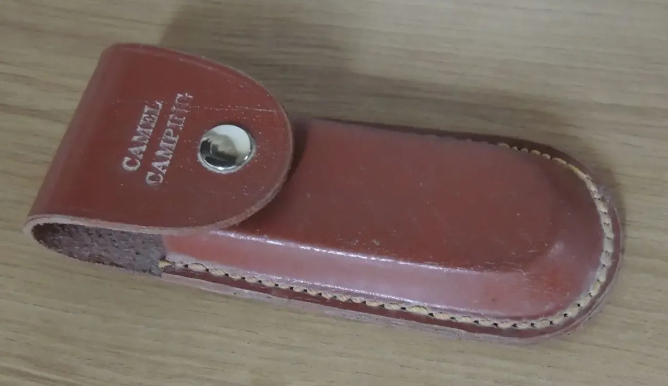Кожаный чехол для складного ножа Camel Camping. 4