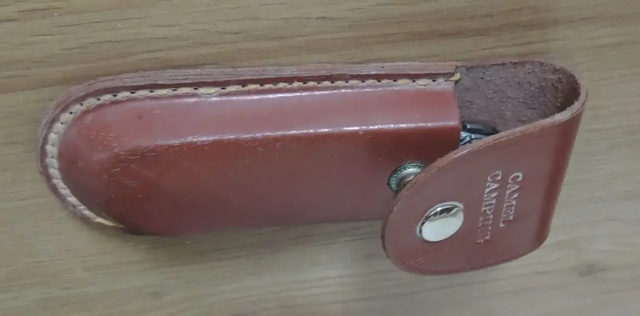 Кожаный чехол для складного ножа Camel Camping. 2