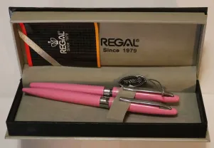 Набор перьевой и шариковой ручек Regal since 1979. Подарок для Женщины