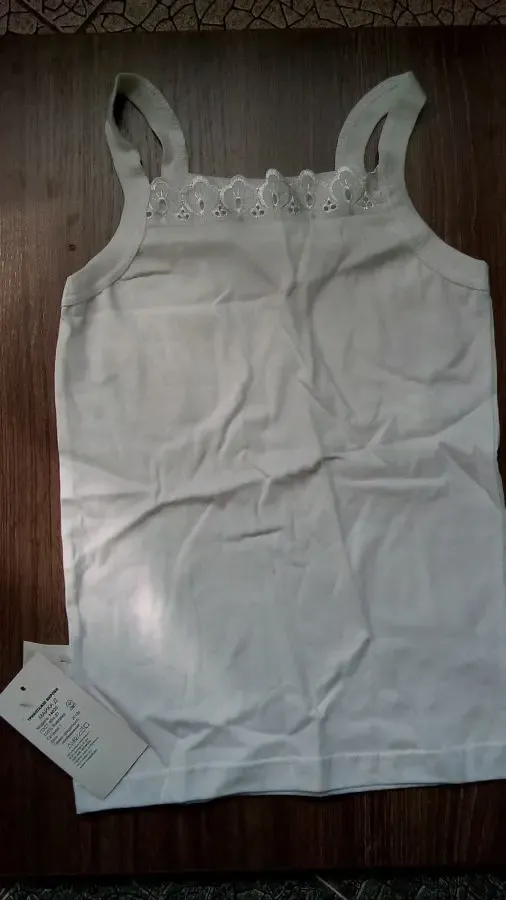 Майка с кружевом для девочки 2