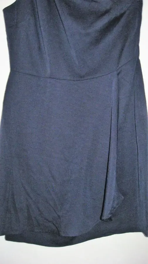 Вечернее синее платье, юбка-тюльпан с запахом Oasis 4