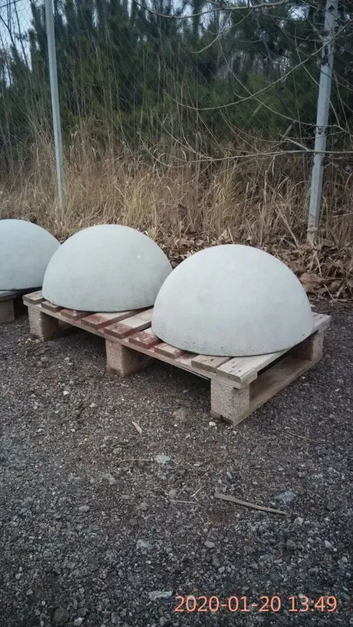 Ограждение бетонное Полусфера