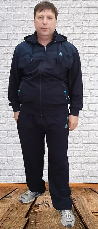 Мужской спортивный костюм SOCCER батального размера. 3