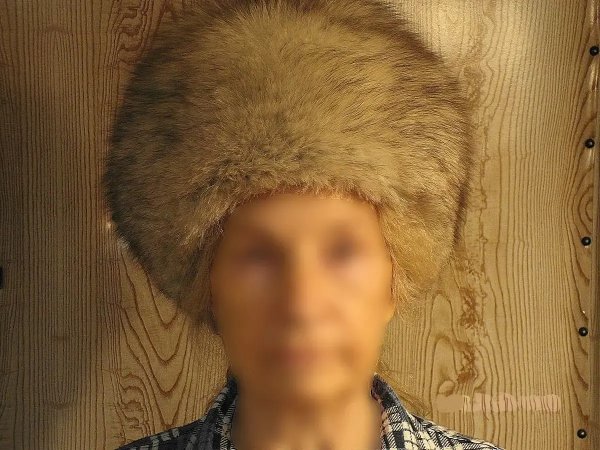 Шапка женская меховая натуральный песец 5