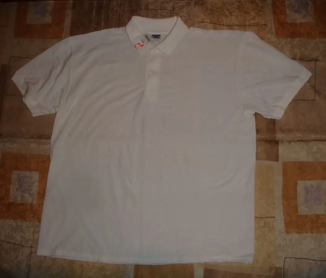 Футболка 2XL, Gildan, біла, нова, літня, кор. рукав, без бокових швів