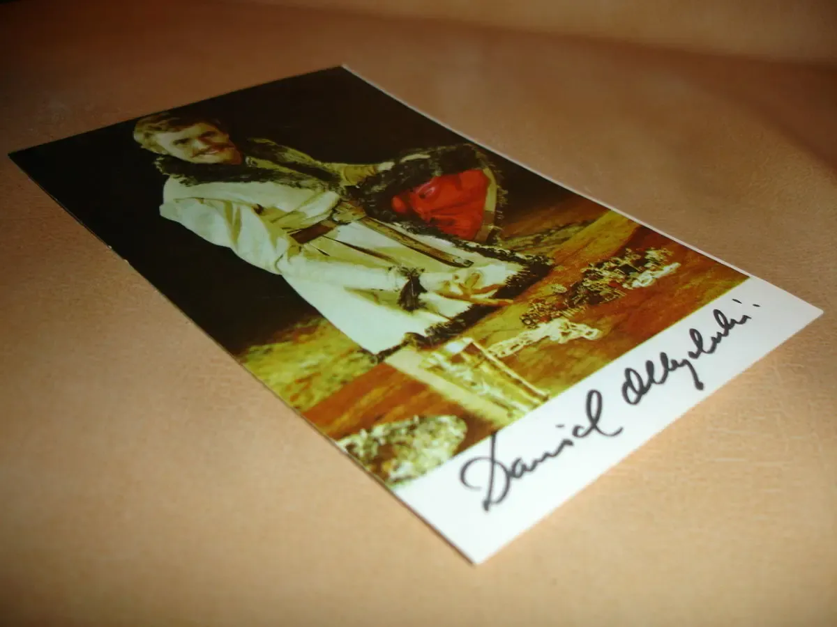 Открытка/листівка: Даніель Ольбрихський і Єжи Полонський; Польша 4