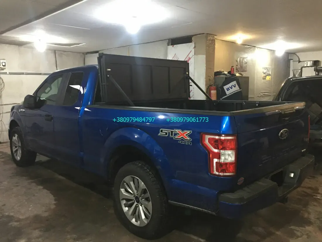 Крышка кузова пикапа. Трехсекционная крышка для пикапа 4