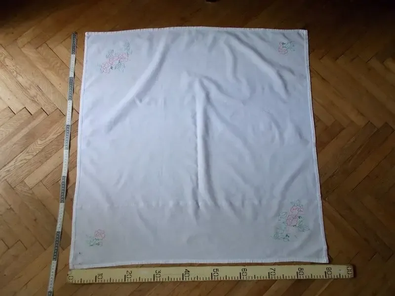 Скатерть хлопок с ручной вышивкой , раритет СССР 4