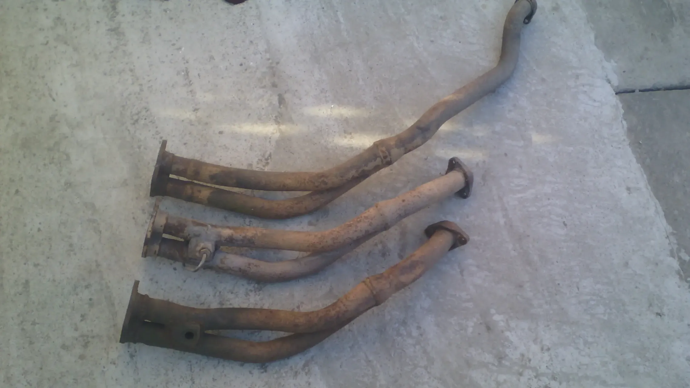 Приемная труба Форд Сиерра 2.0 онс 89г.в. инжектор оригинал штаны 5