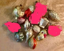 Стеклянные новогодние игрушки