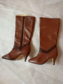 Чоботи жіночі шкіряні демісезонні