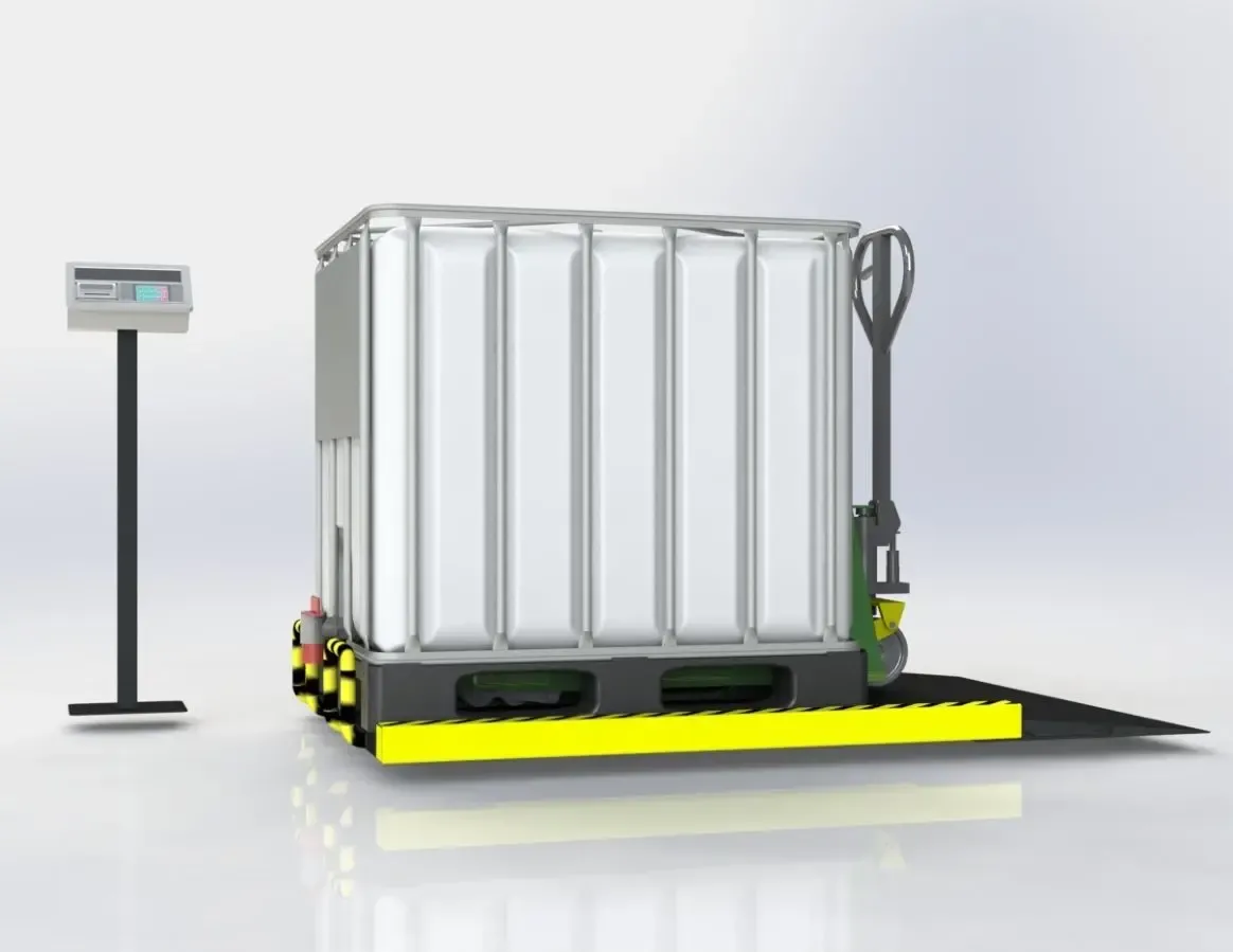 Весы платформенные нержавеющие 2000кг 3