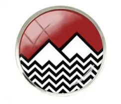 Значок Twin Peaks на рюкзак, пальто, куртку, сумку