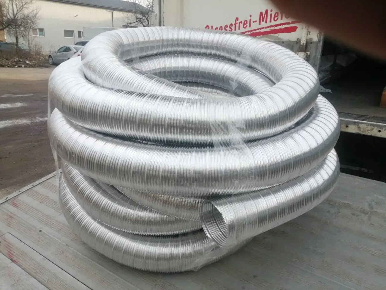 Труби гофровані алюмінієві та з нержавіючої сталі 2