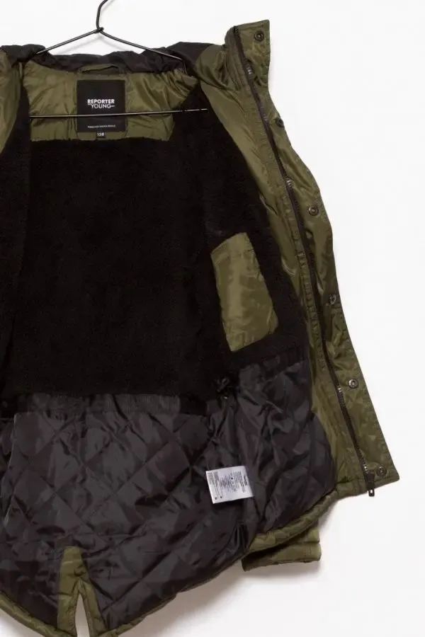 Reporter young куртка зимняя deep green 7