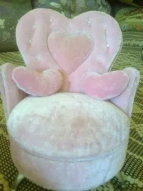 Детская шкатулка-кресло для бижутерии