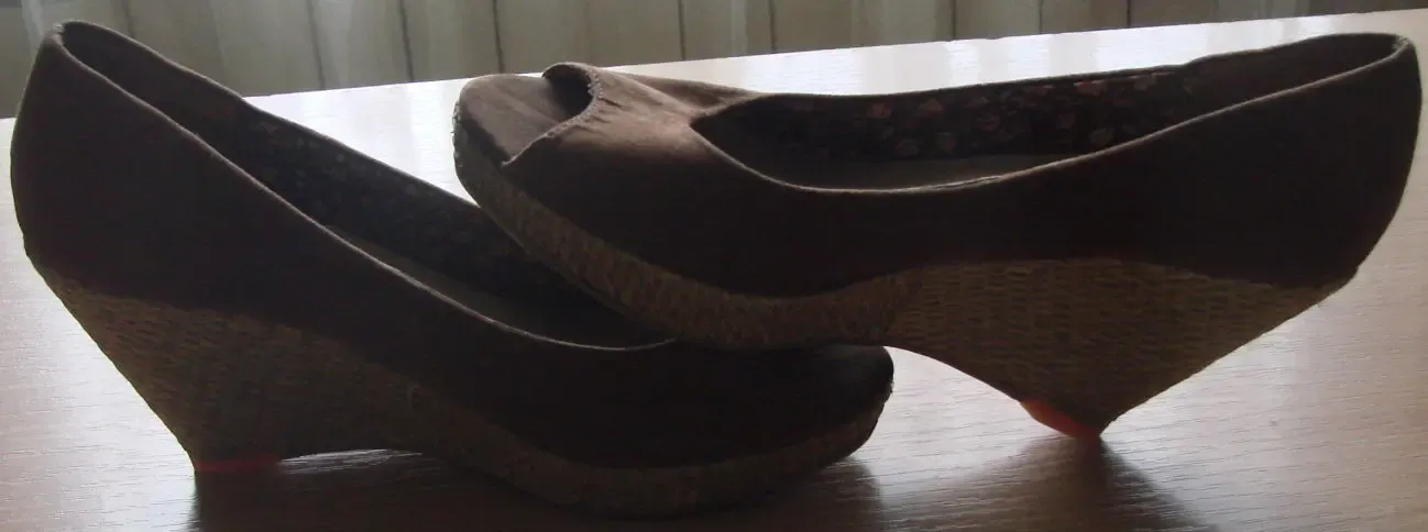 Туфлі відкриті (замша) Wide Fit (By atmosphere). Розмір - 36 (23 см) 6