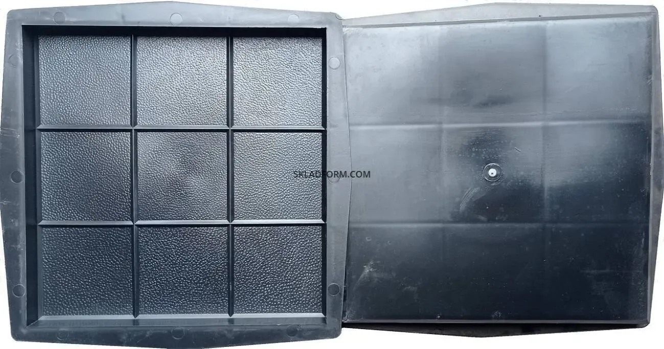 Формы для тротуарной плитки Квадрат Кубики 30х30 2