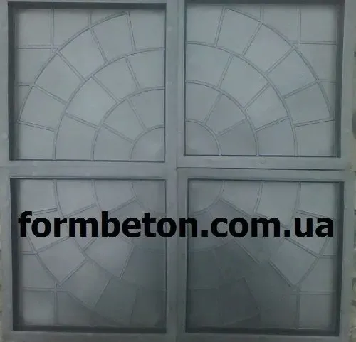 Формы для тротуарной плитки квадрат Сеть 30х30 см 3